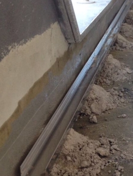 Entwässerungsrinne, Terrassenrinne Edelstahl 1 Meter superflach V2A stream